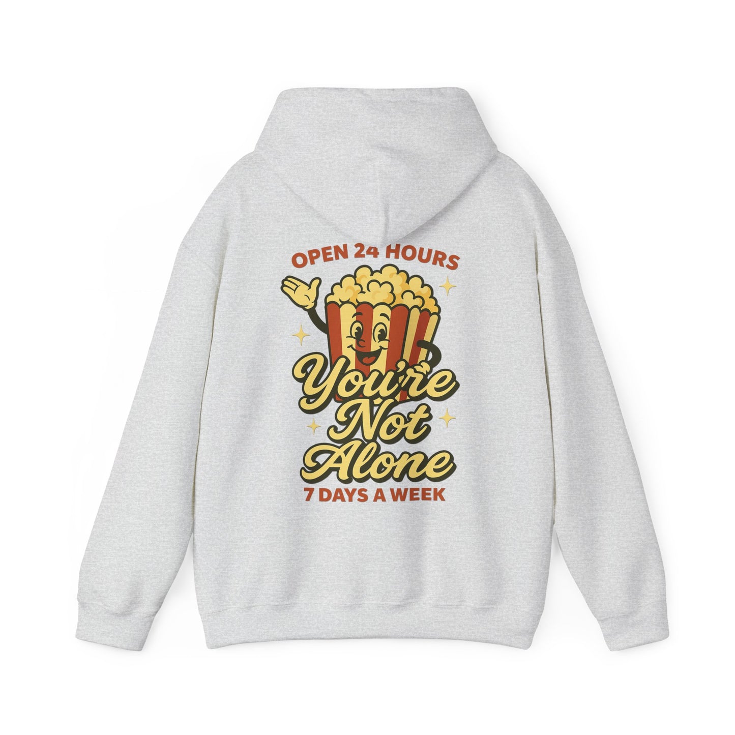 Open 24 Hours Hoodie Popcorn Edition