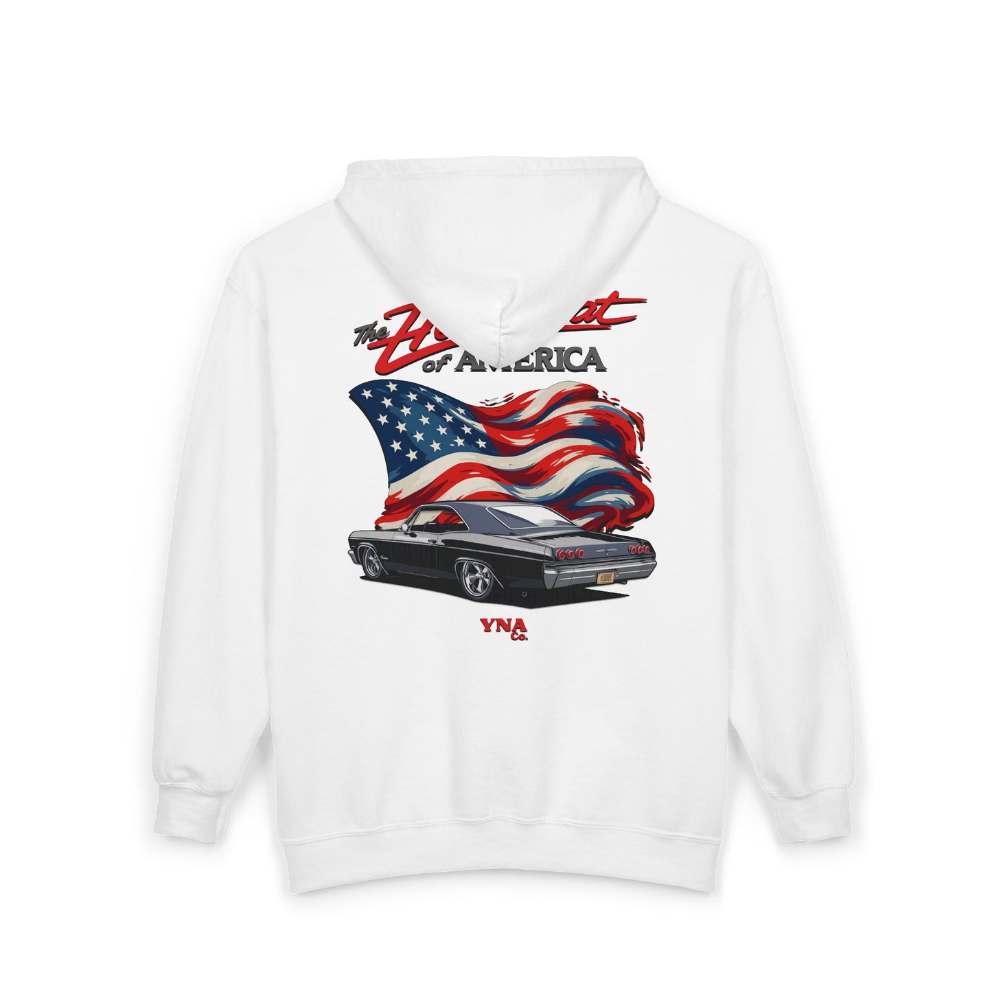 The Heartbeat of America Full Zip Up Hoodie