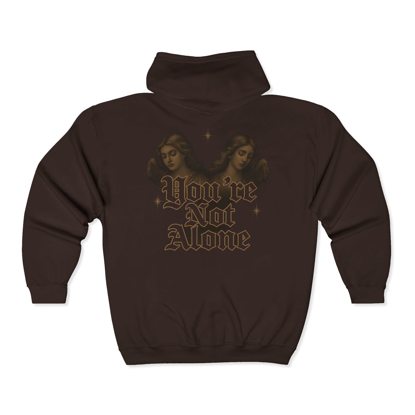 Angels Full Zip Up Hooded Sweatshirt