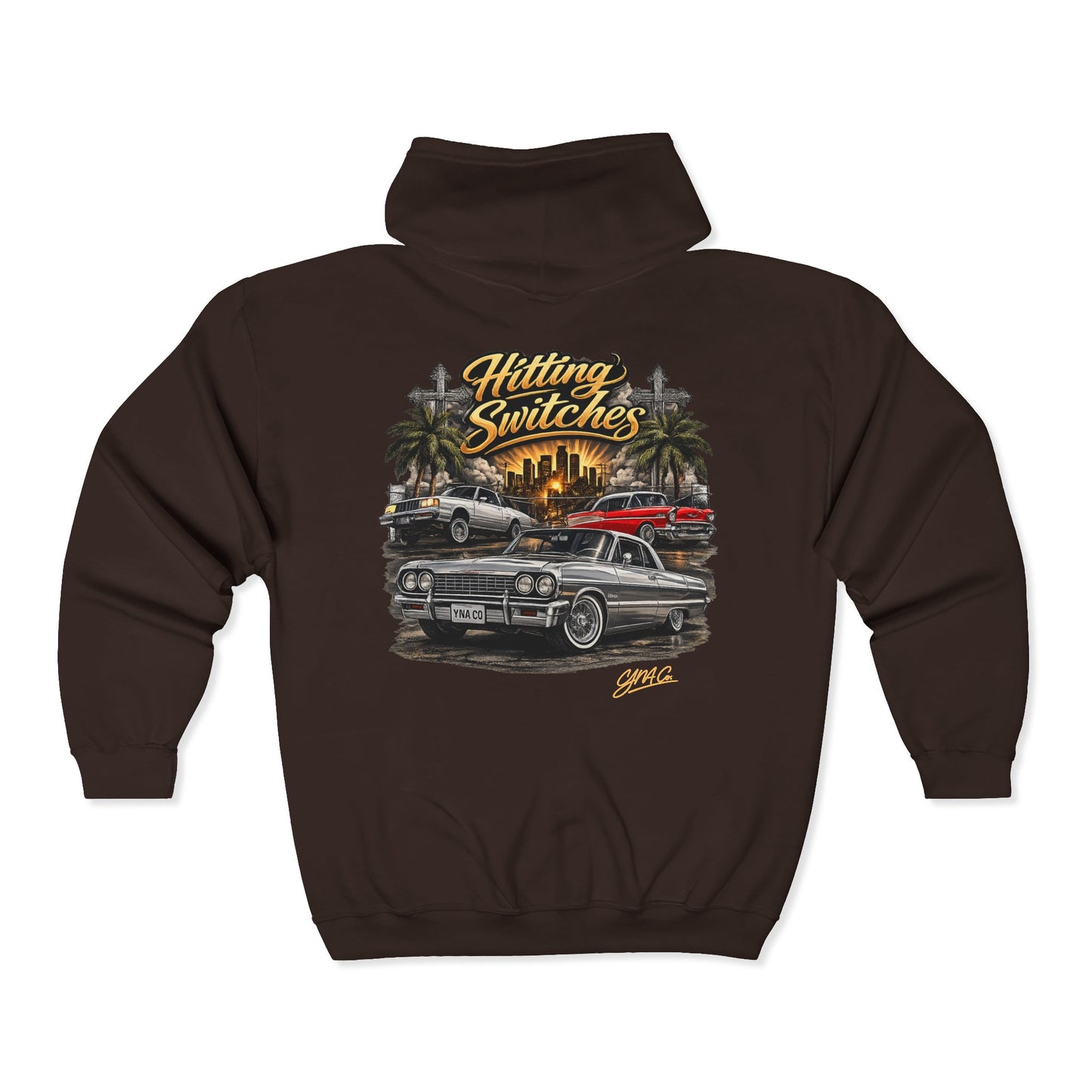 Hitting Switches Full Zip Up Hoodie