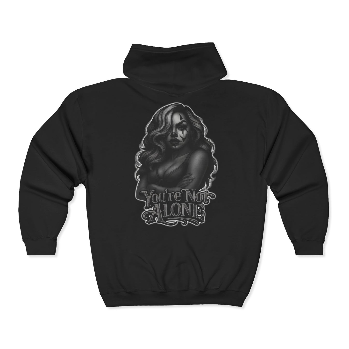 Loca Full Zip Up Hooded Sweatshirt