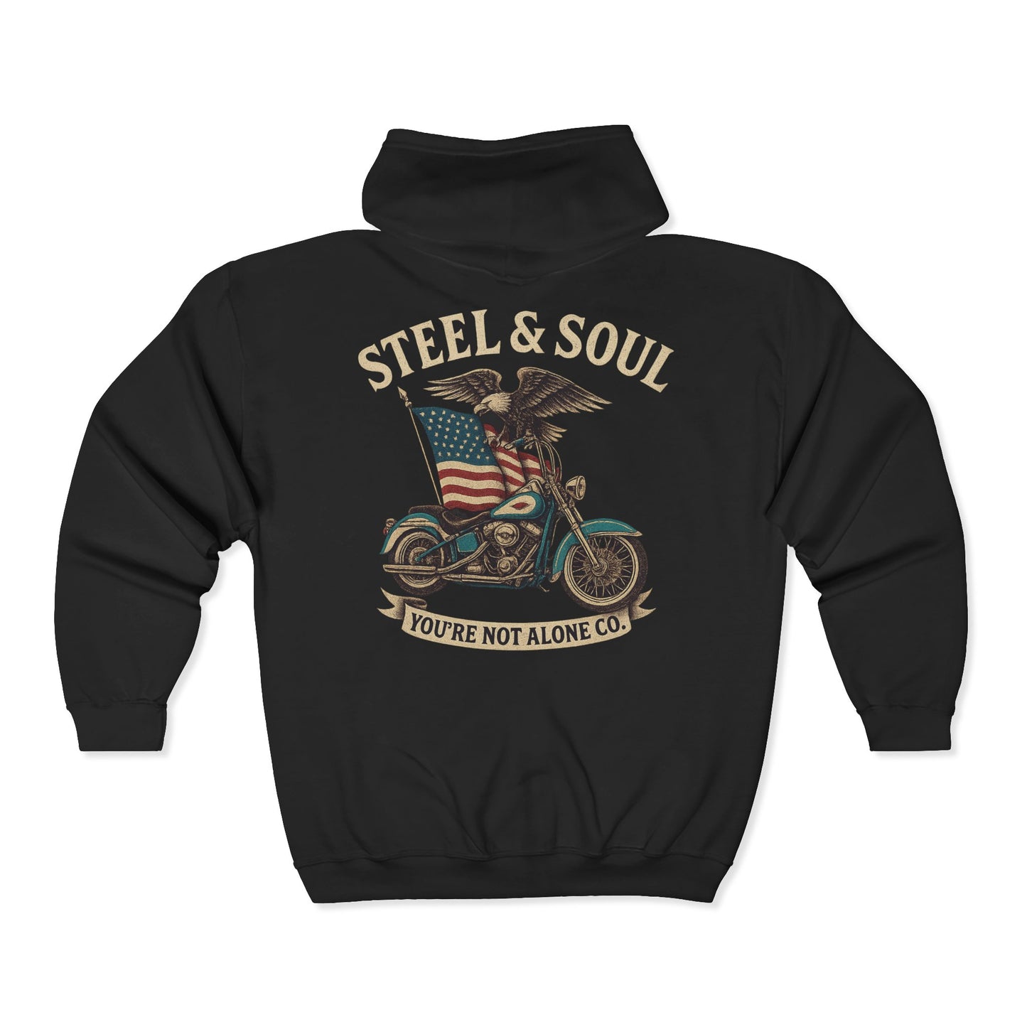 Steel & Soul Full Zip Up Hoodie
