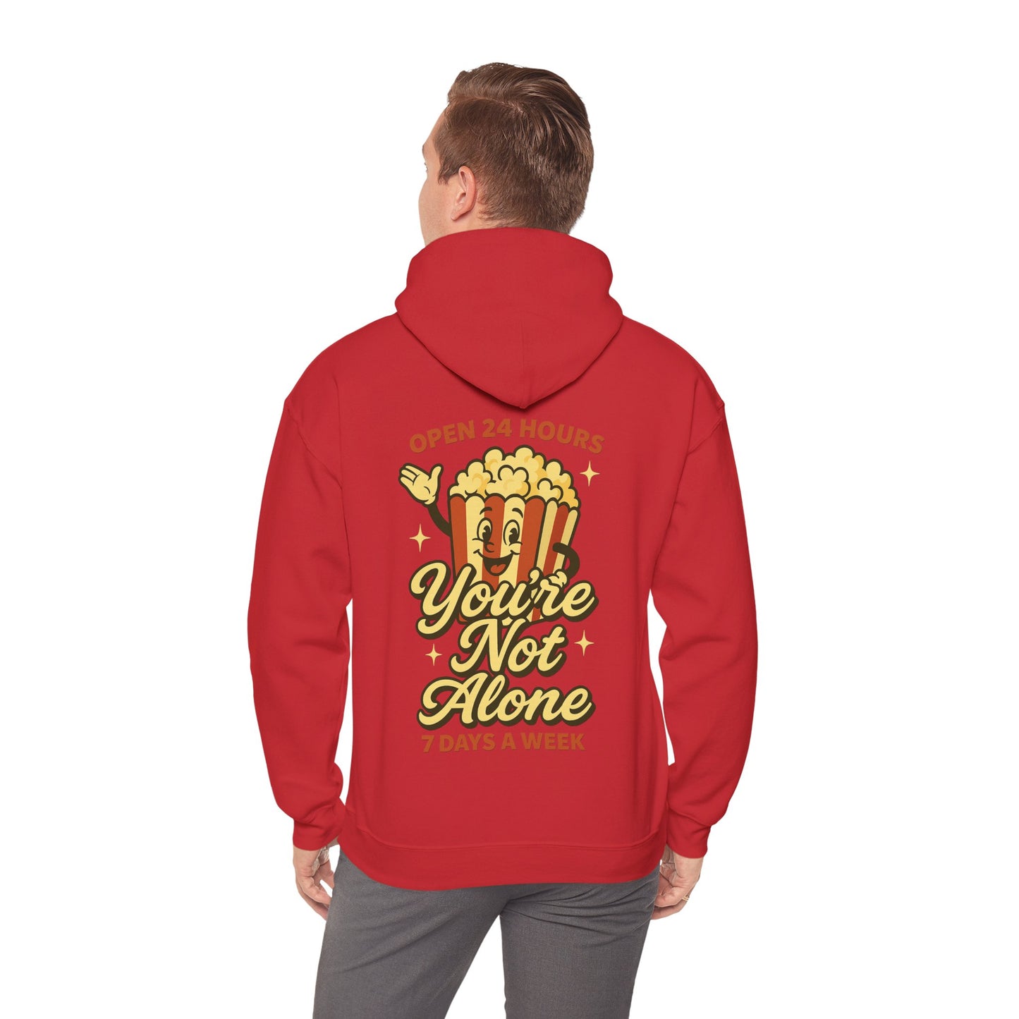 Open 24 Hours Hoodie Popcorn Edition