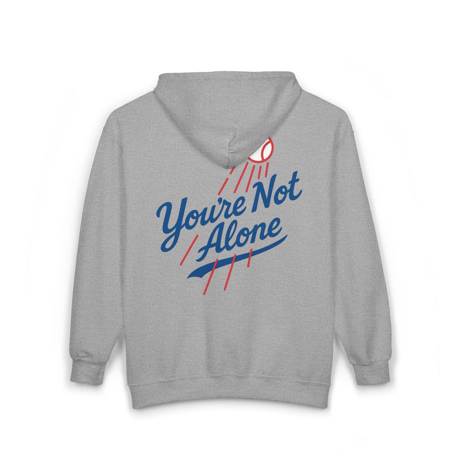 Baseball II Full Zip Up Hooded Sweatshirt