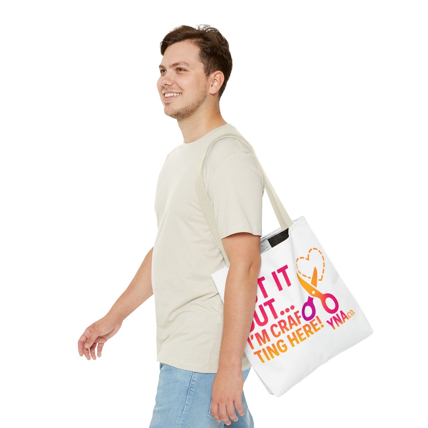 You're Not Alone Tote Bag – Crafting Edition
