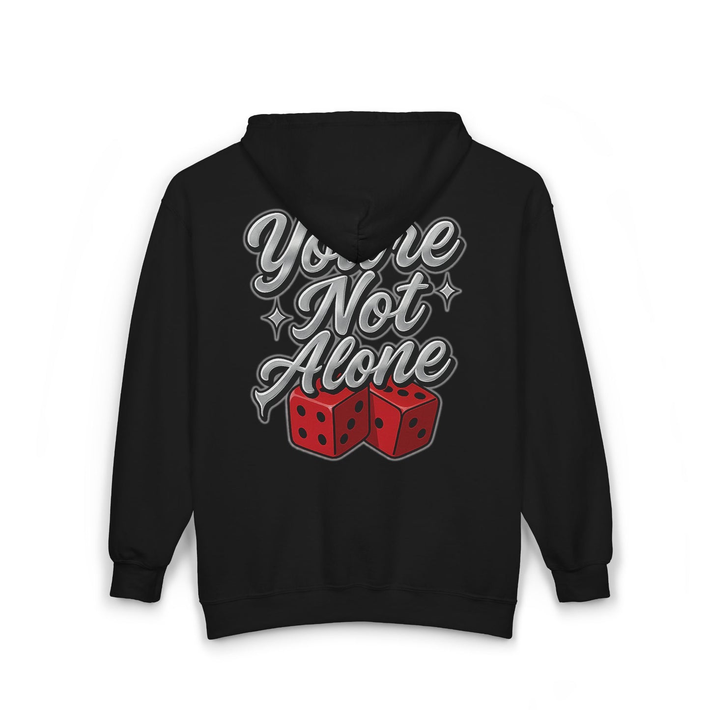 Dice Full Zip Up Hooded Sweatshirt