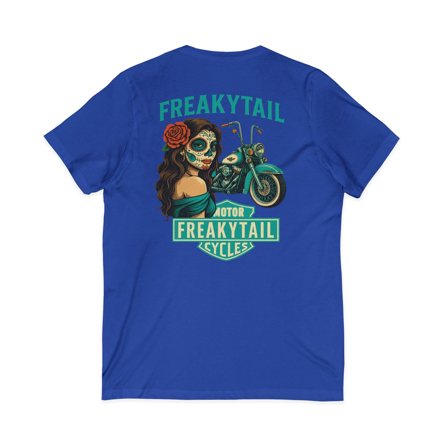 YNA x FREAKYTAIL Dias De Los Muertos Women's V-Neck Tee