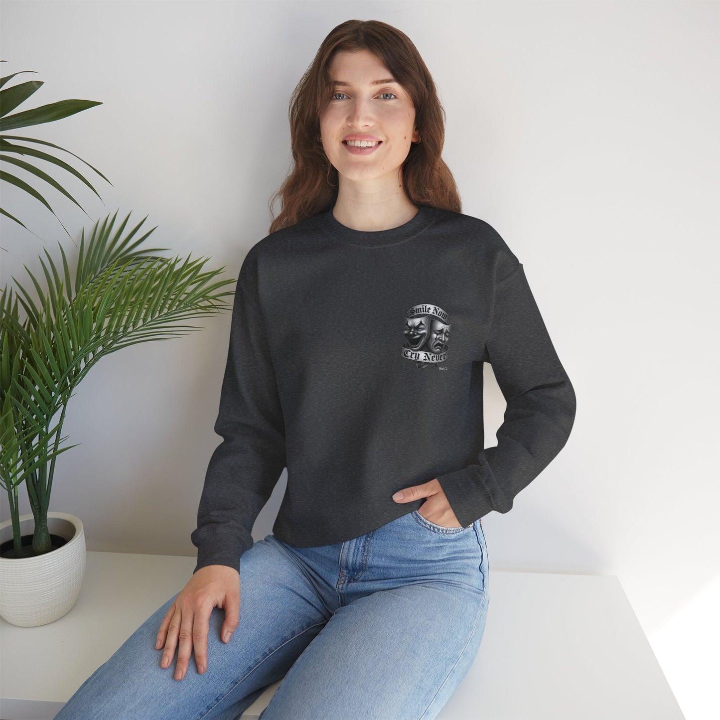 Smile Now, Cry Never Crewneck Sweatshirt