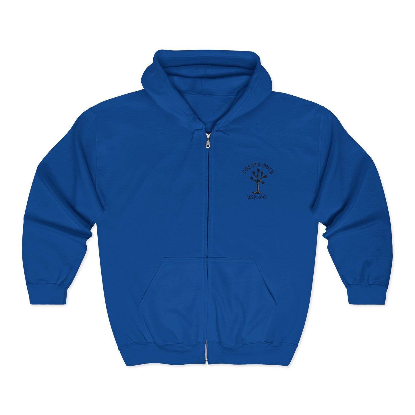 Locals Only Full Zip Up Hooded Sweatshirt