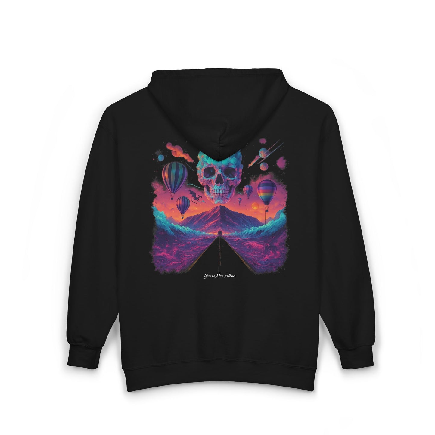 The Bi-Polar EP 10th Year Anniversary Full Zip Up Hooded Sweatshirt- You're Not Alone Collection