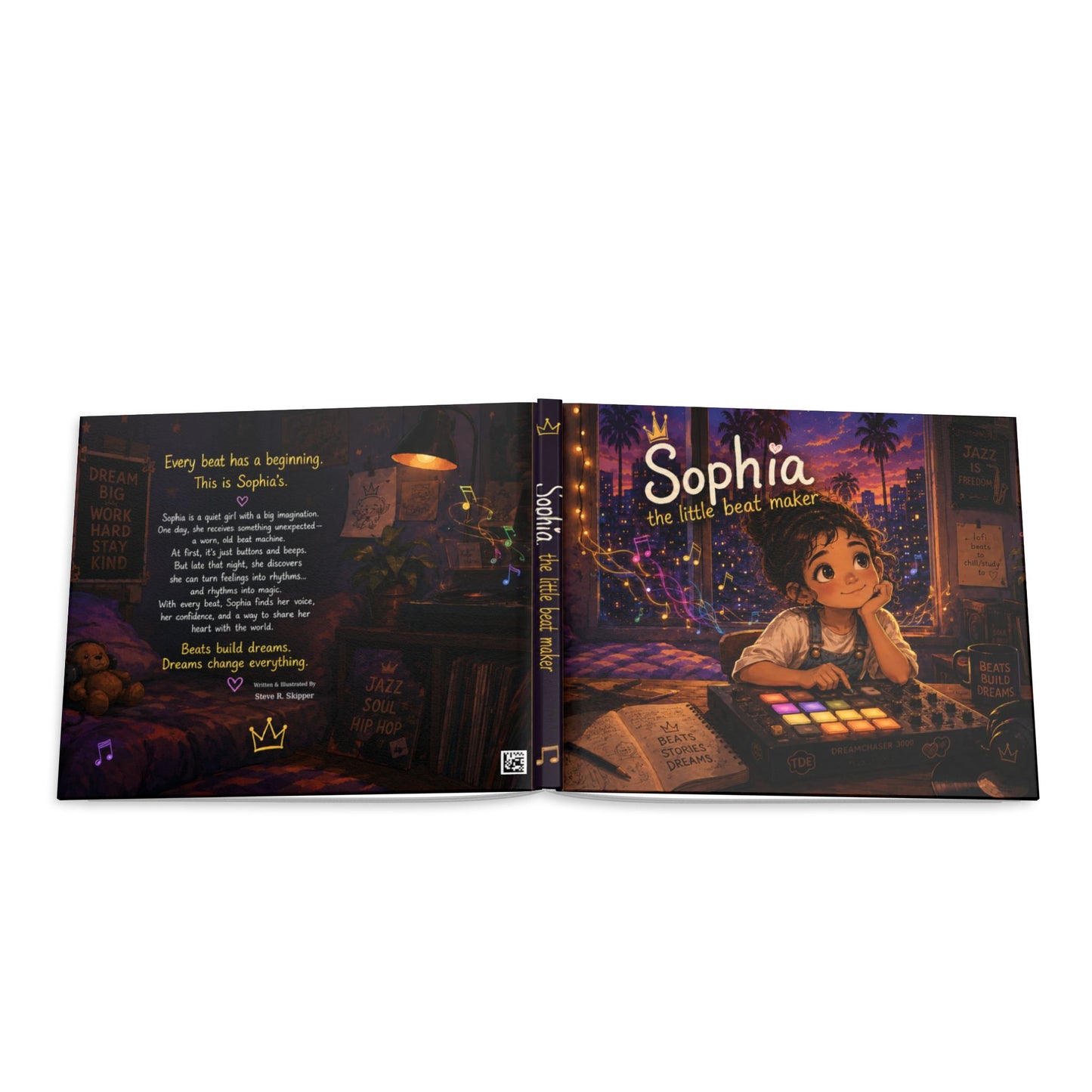 "Sophia the Little Beat Maker" Hardcover Photo Kids Book