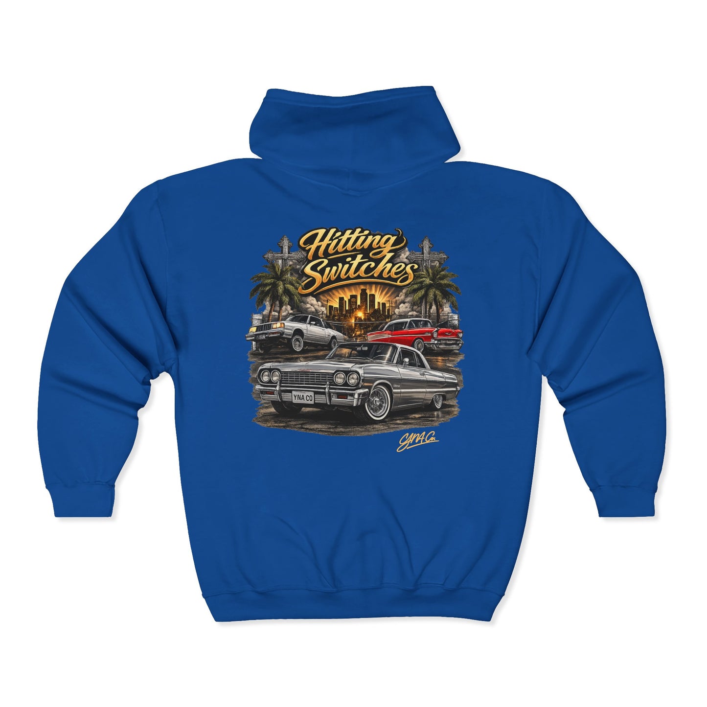 Hitting Switches Full Zip Up Hoodie
