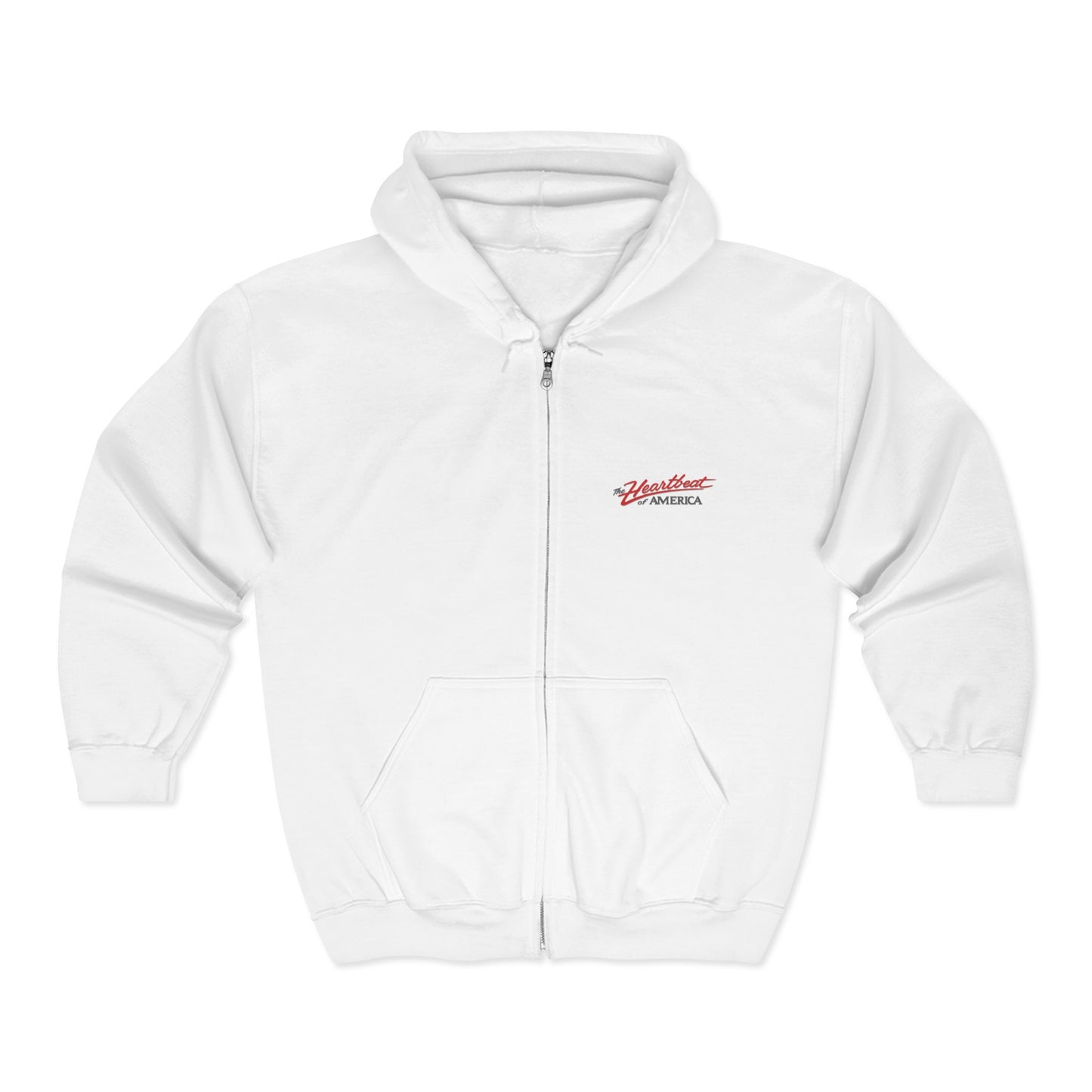 The Heartbeat of America Full Zip Up Hoodie