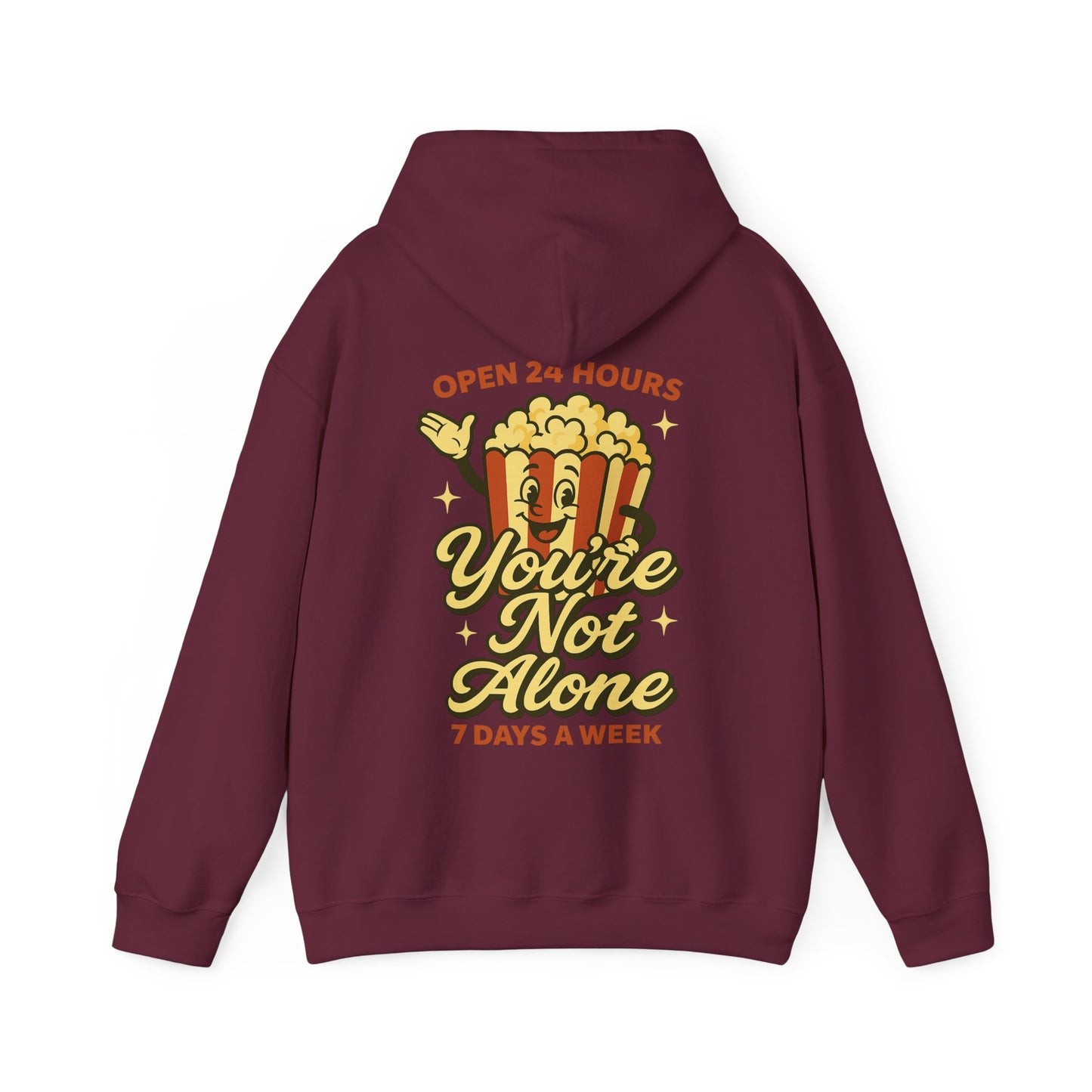 Open 24 Hours Hoodie Popcorn Edition