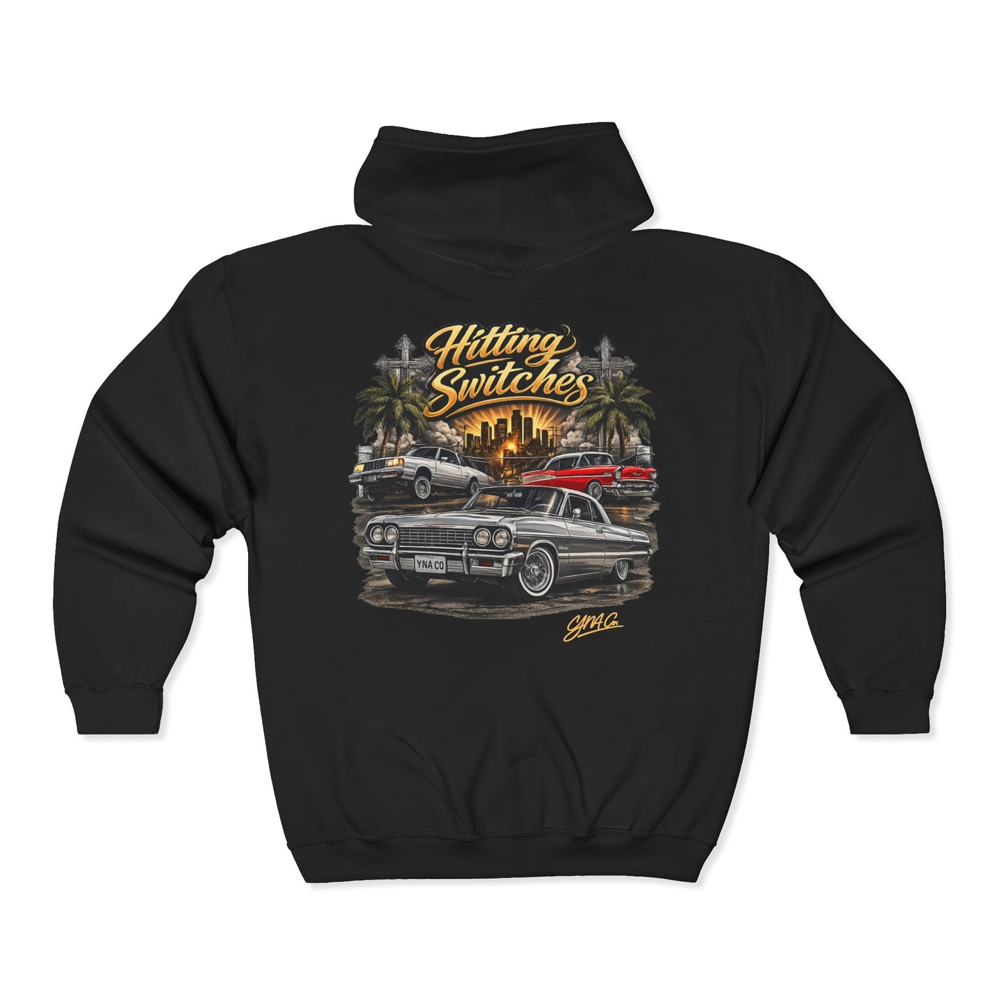 Hitting Switches Full Zip Up Hoodie