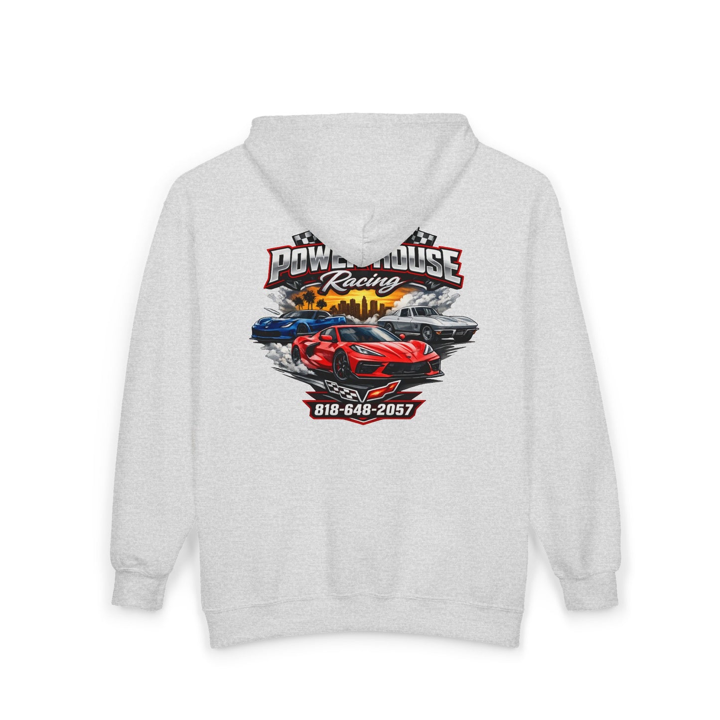 Power House Racing Full Zip Up Hoodie (Variant 3)