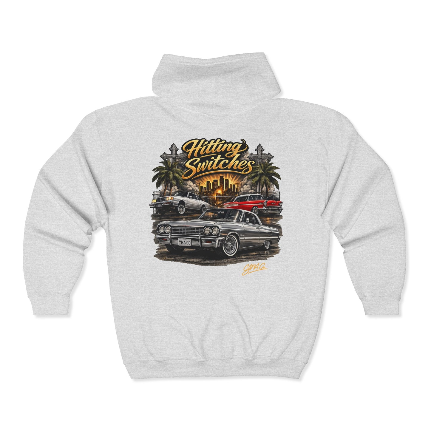 Hitting Switches Full Zip Up Hoodie