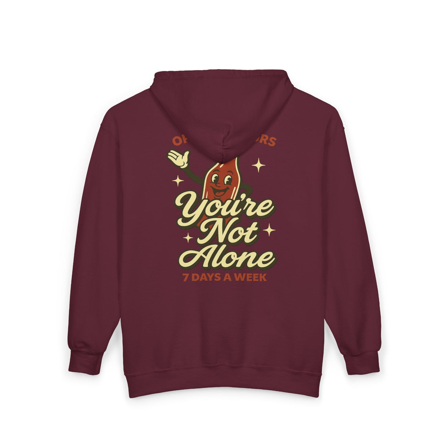 Open 24 Hours Full Zip Up Hoodie Soda Pop Edition