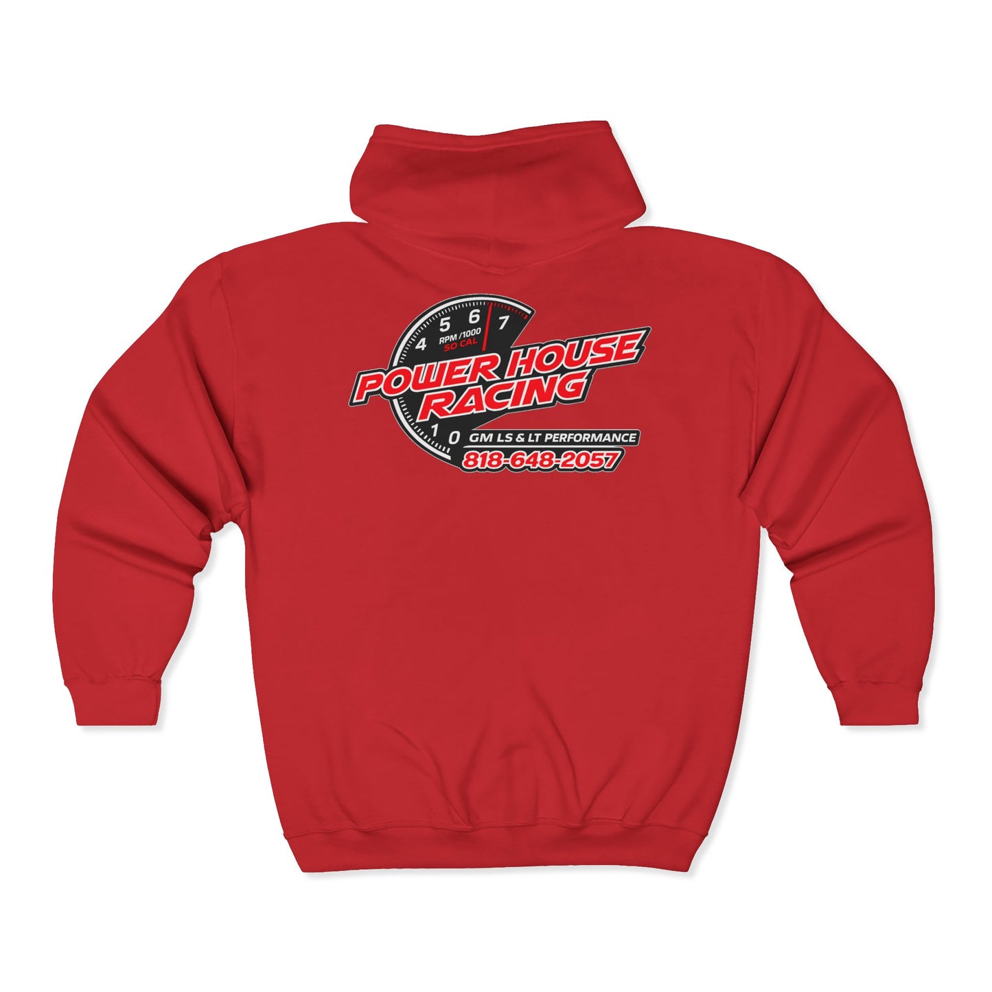Power House Racing Full Zip Up Hoodie