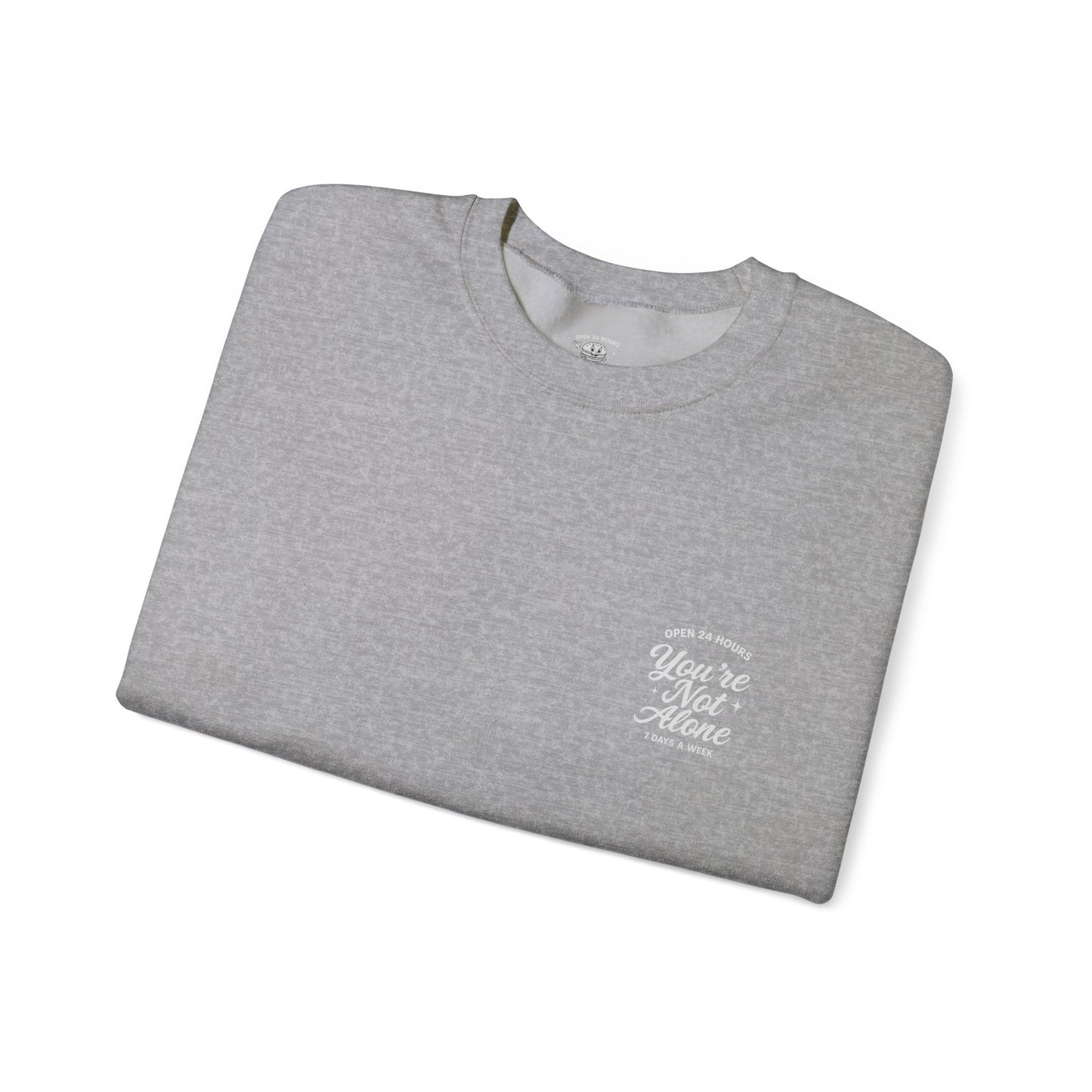 Open 24 Hours Crewneck Sweatshirt