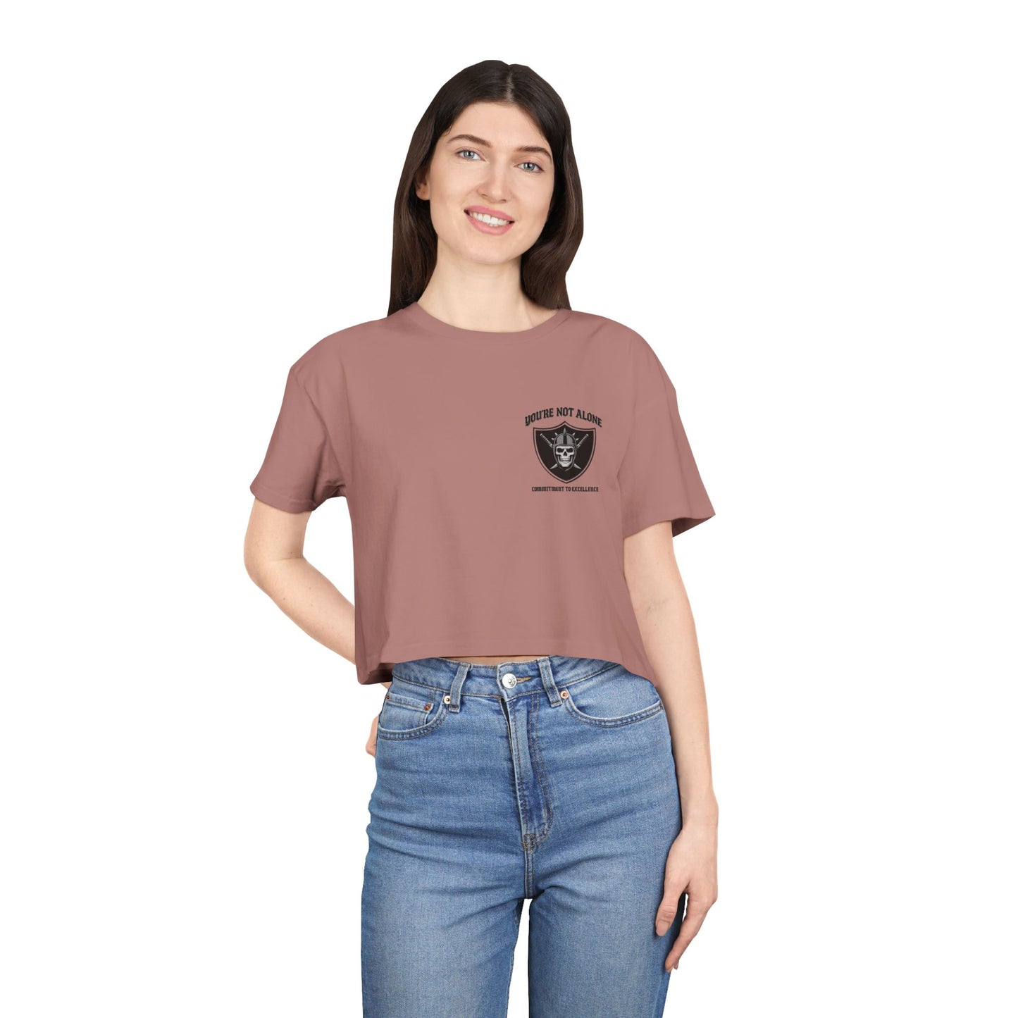 Commitment To Excellence Women's Crop Tee