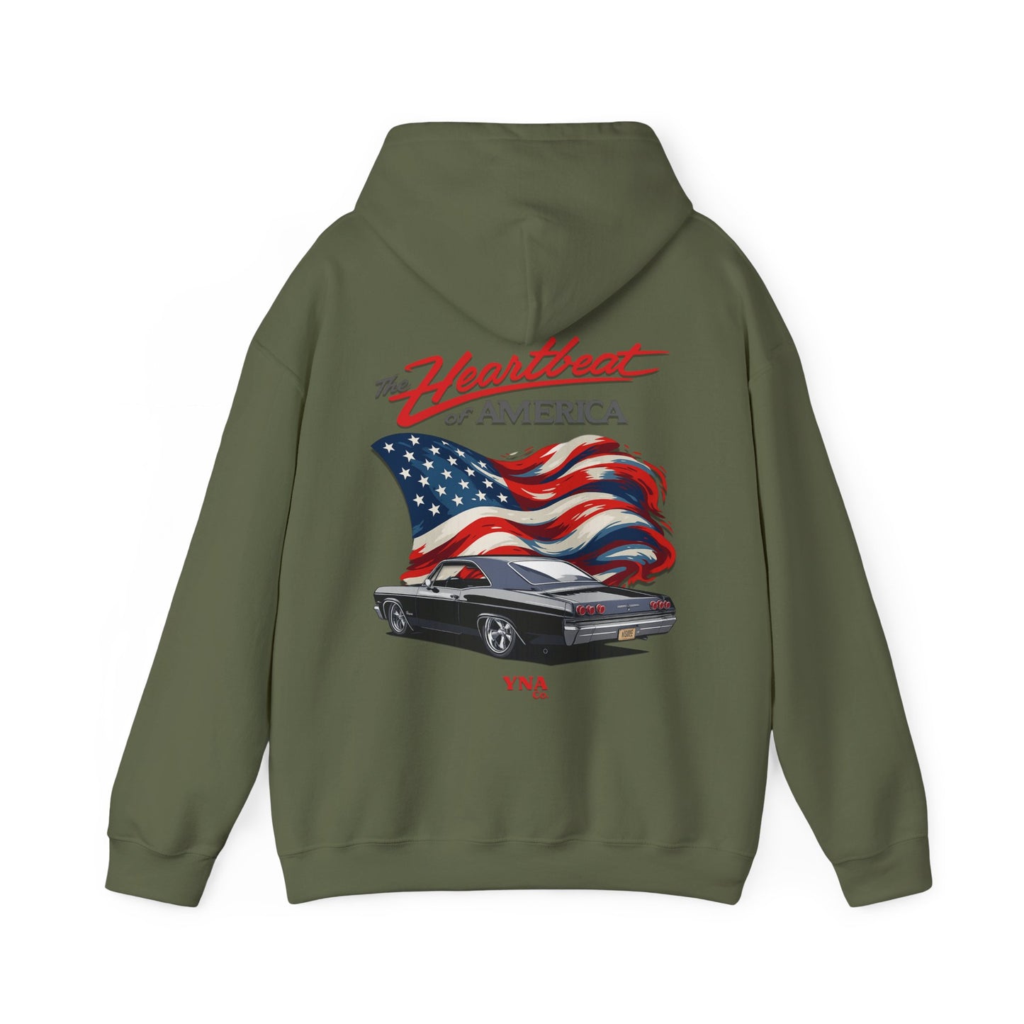 The Heartbeat of America Hoodie