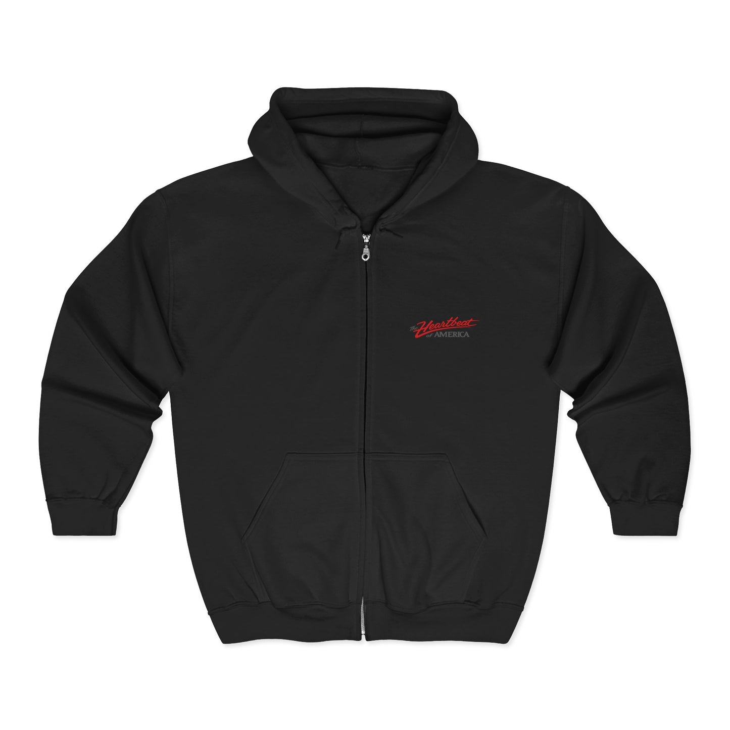The Heartbeat of America Full Zip Up Hoodie