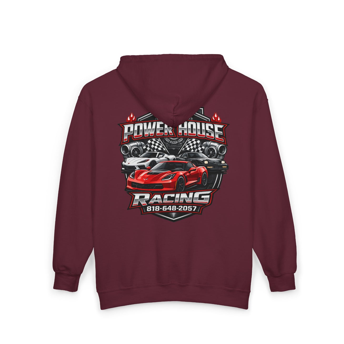 Power House Racing Full Zip Up Hoodie (Variant 2)