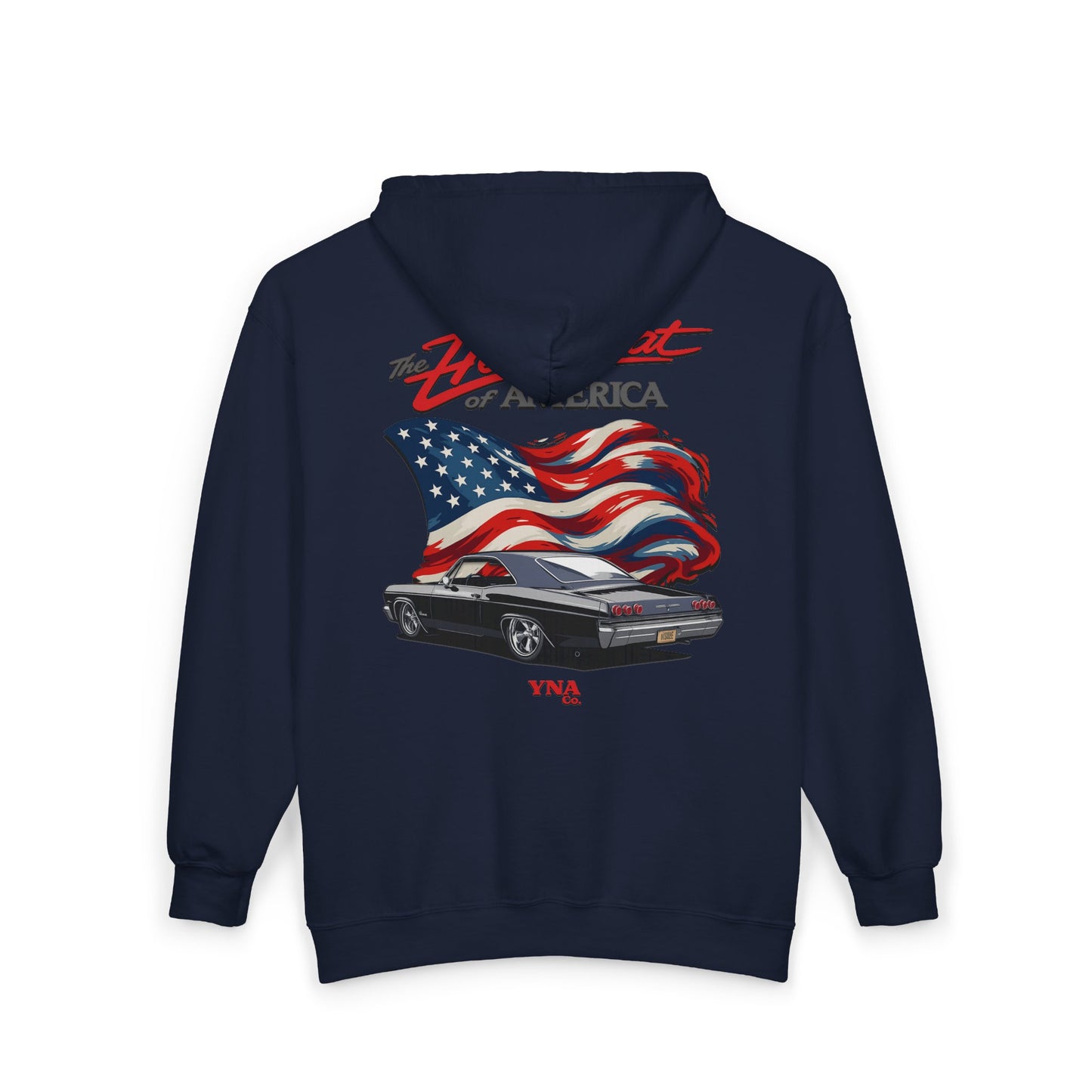 The Heartbeat of America Full Zip Up Hoodie