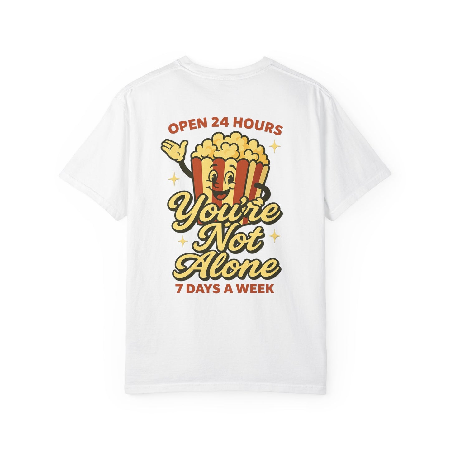 Open 24 Hours Tee-Popcorn Edition