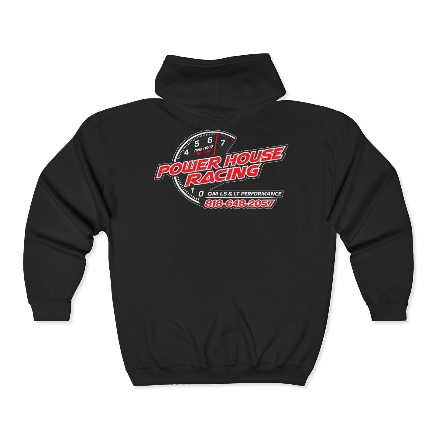 Power House Racing Full Zip Up Hoodie