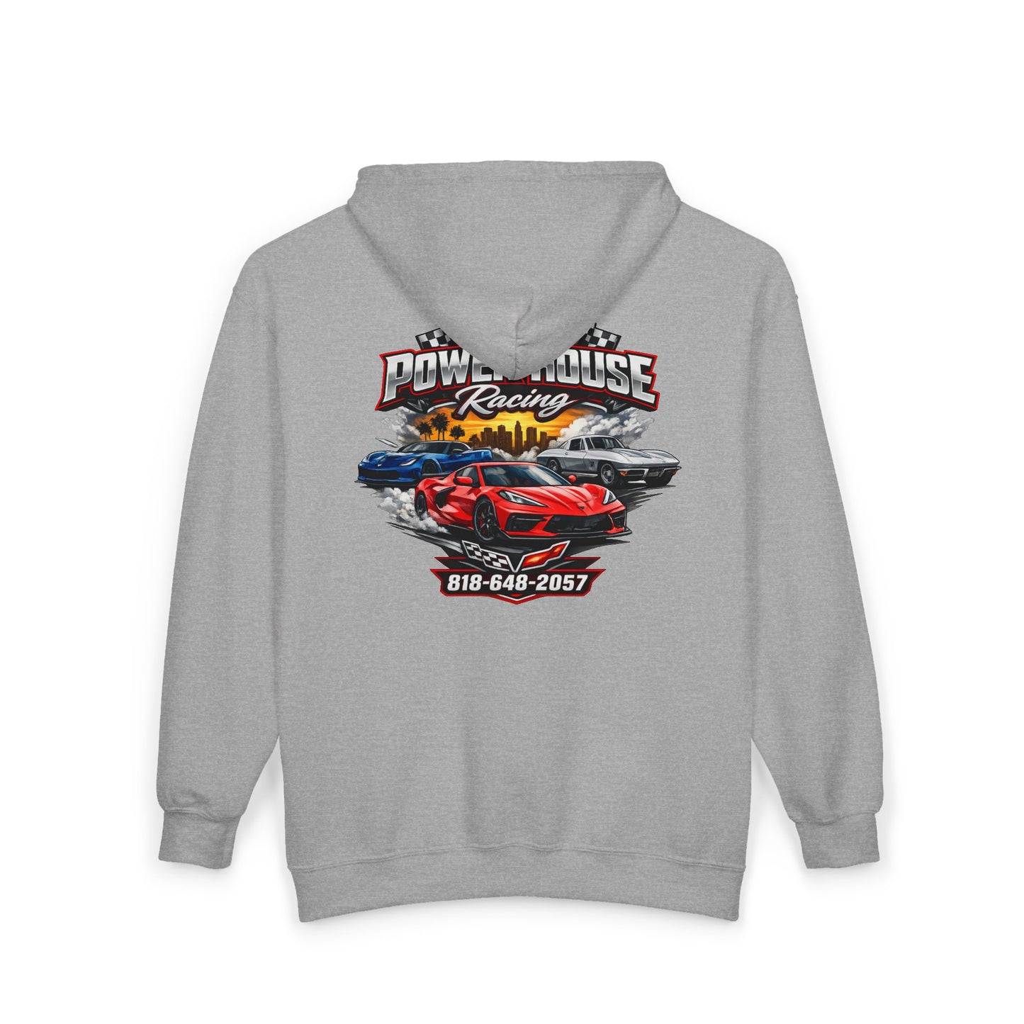 Power House Racing Full Zip Up Hoodie (Variant 3)