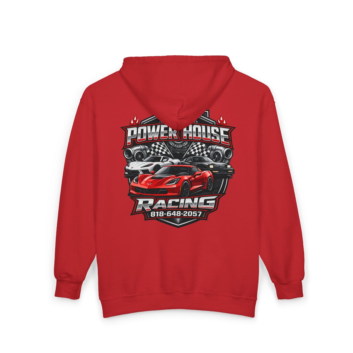 Power House Racing Full Zip Up Hoodie (Variant 2)