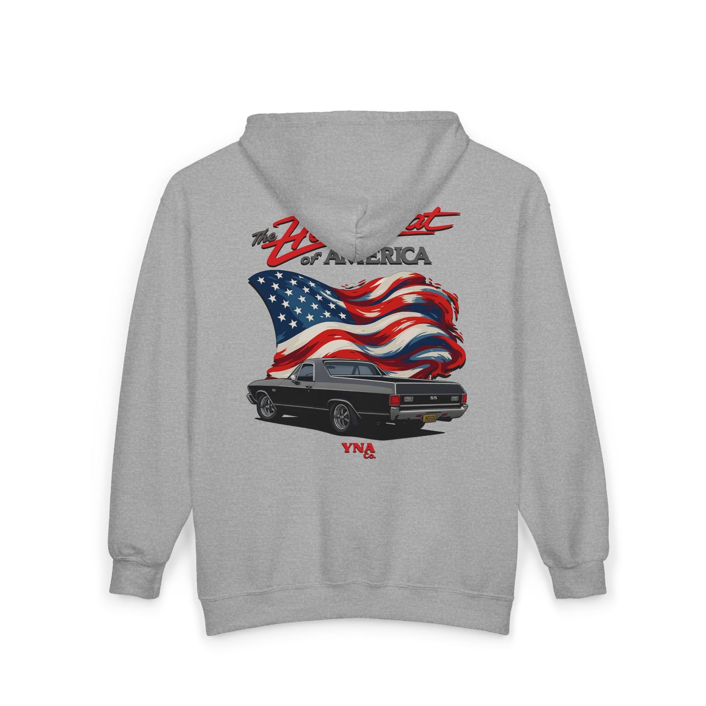 The Heartbeat of America II Full Zip Up Hoodie