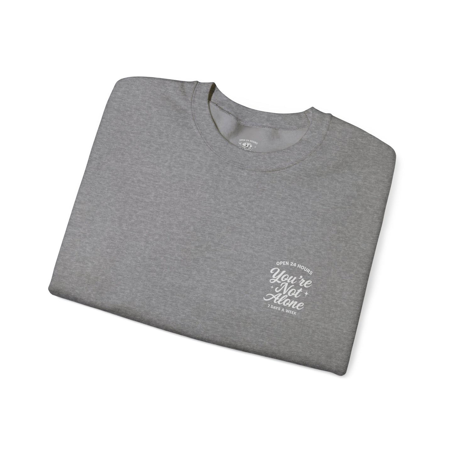 Open 24 Hours Crewneck Sweatshirt