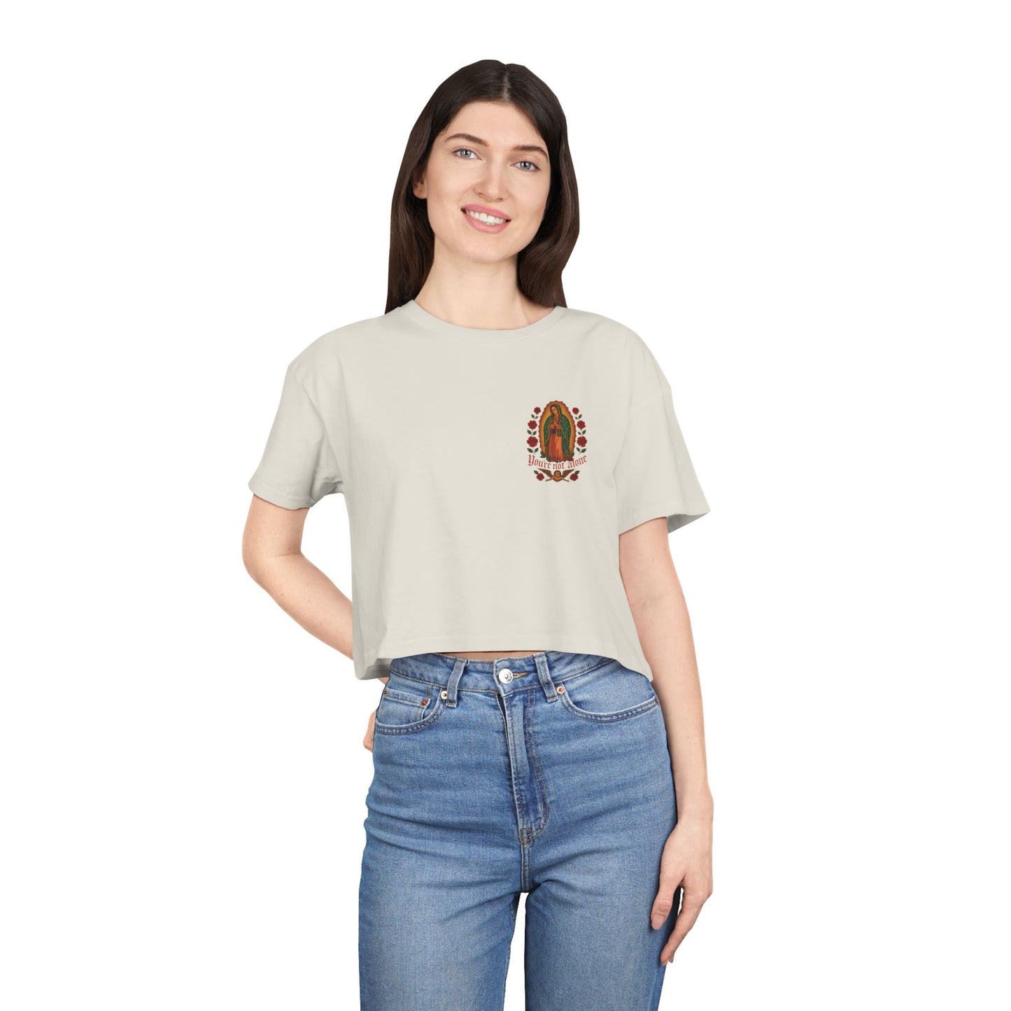 Lady of Guadalupe Women's Crop Tee