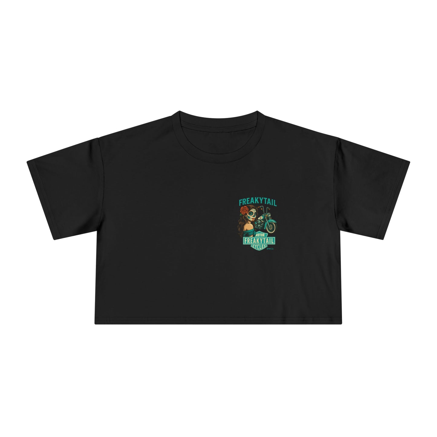 FREAKYTAIL Dias De Los Muertos Women's Crop Tee