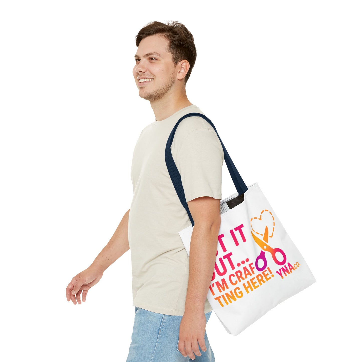 You're Not Alone Tote Bag – Crafting Edition