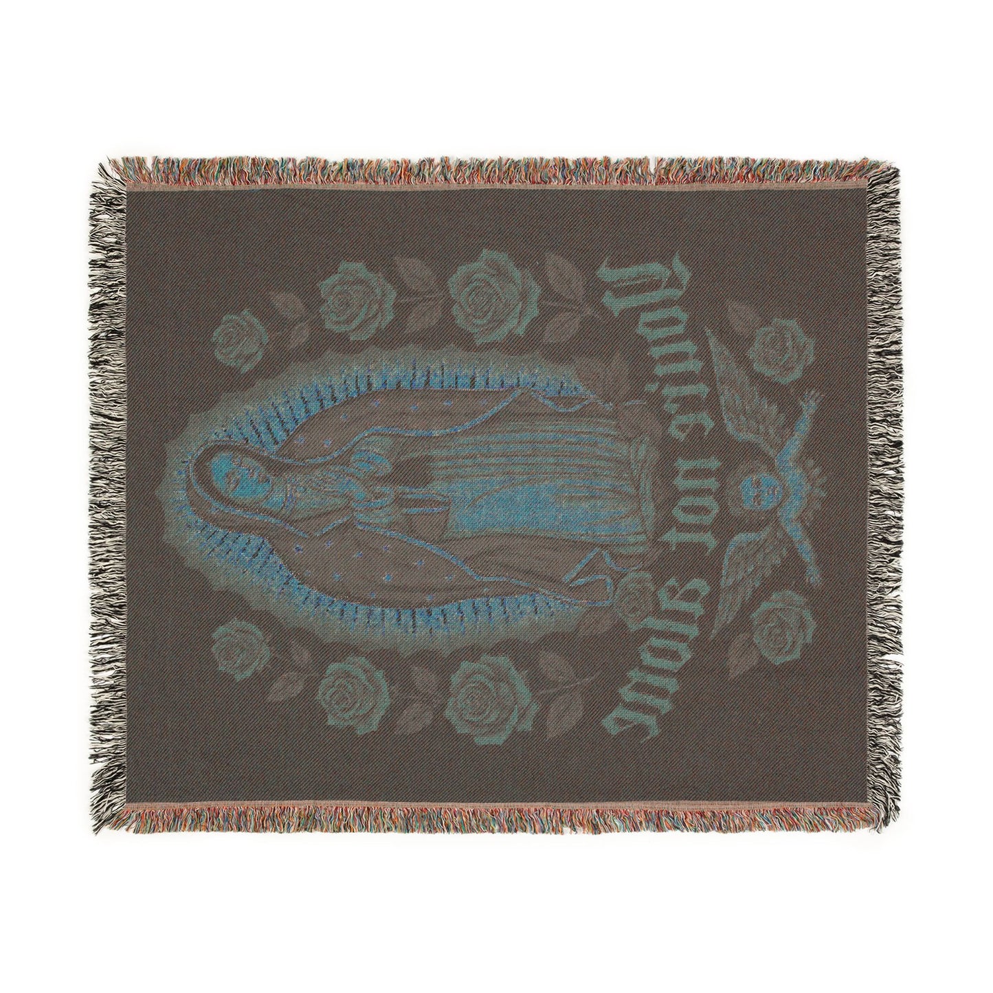 Woven Blanket — Our Lady of Guadalupe Tapestry Throw