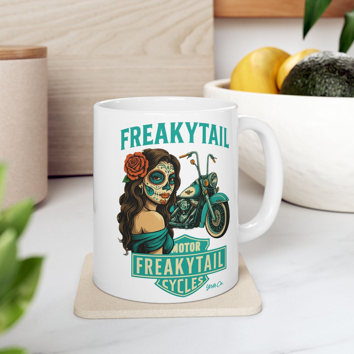 FREAKYTAIL Dias De Los Muertos Mug | For Coffee Lovers