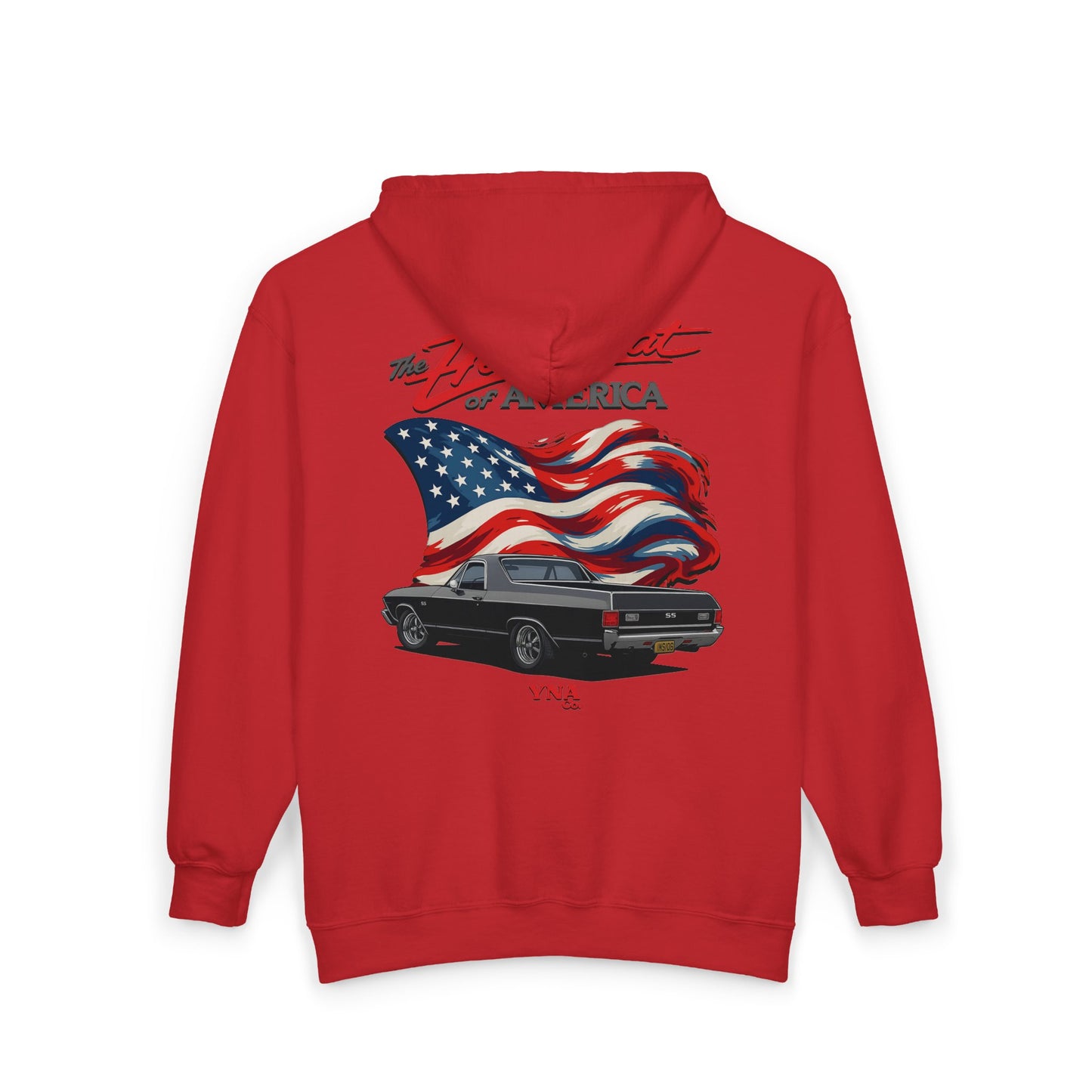 The Heartbeat of America II Full Zip Up Hoodie