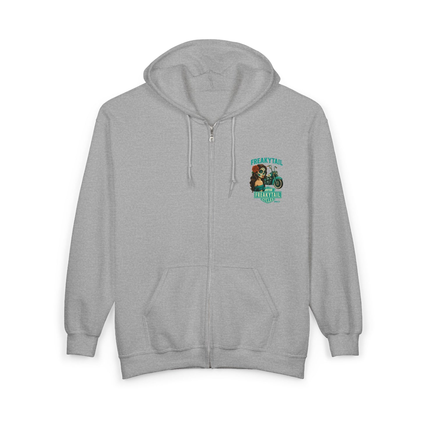 YNA x FREAKYTAIL Dias De Los Muertos  Full Zip Up Hoodie