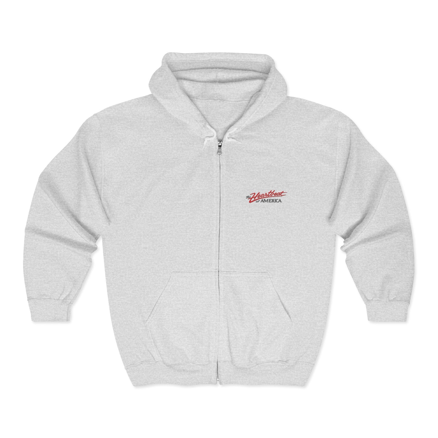 The Heartbeat of America Full Zip Up Hoodie