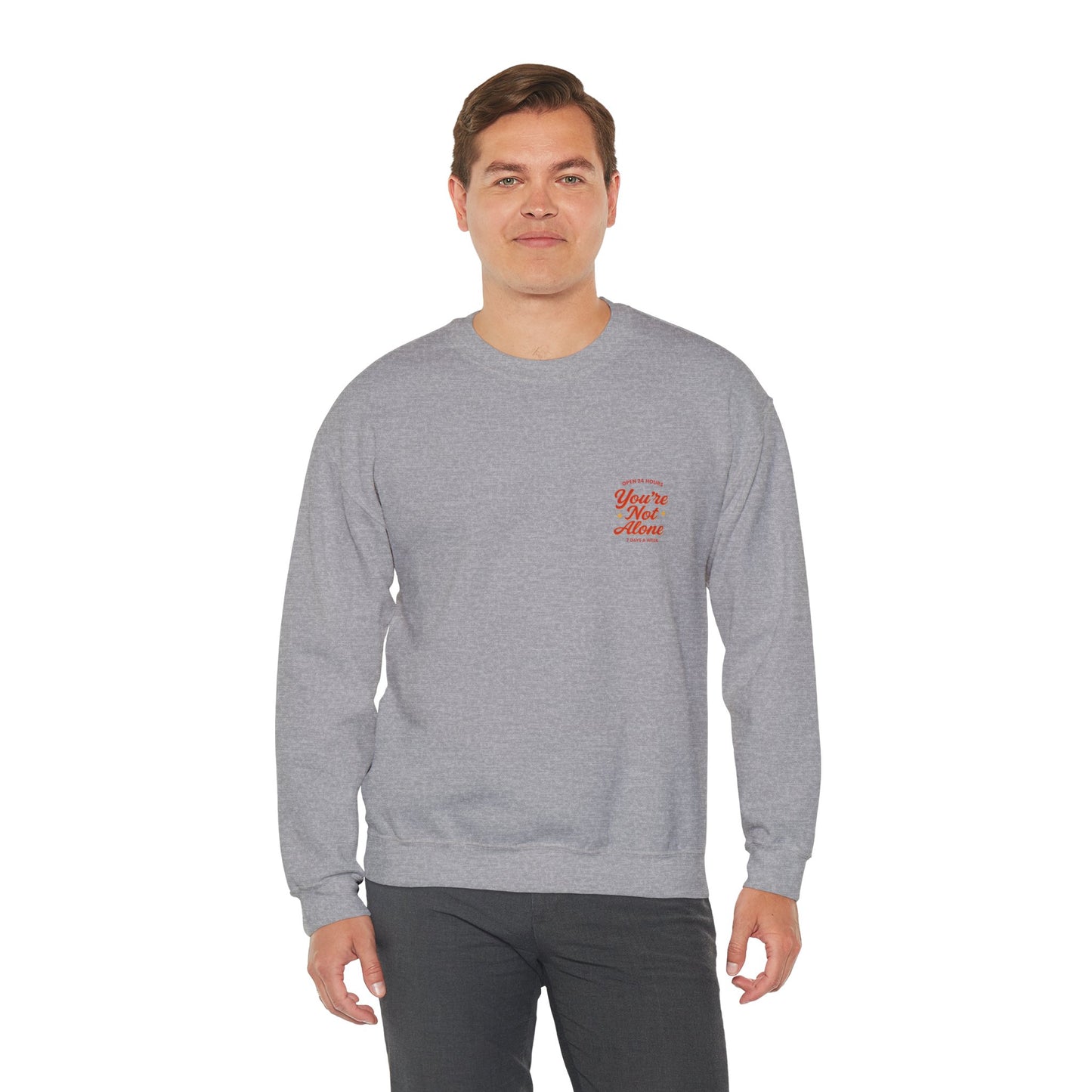 Open 24 Hours Crewneck Sweatshirt (Variant 2)
