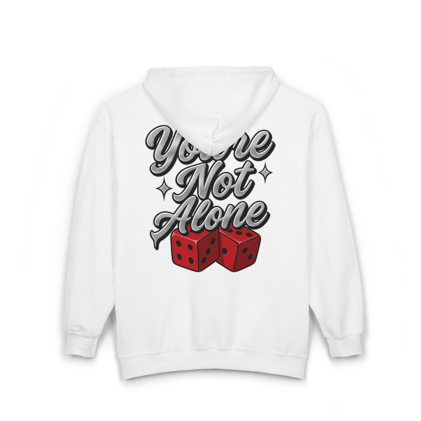 Dice Full Zip Up Hooded Sweatshirt