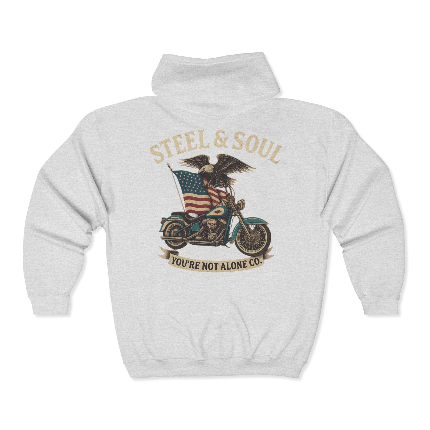 Steel & Soul Full Zip Up Hoodie