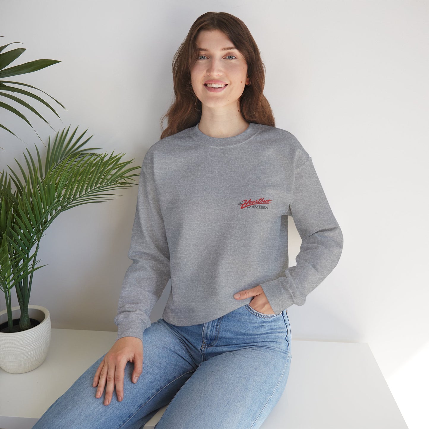 The Heartbeat of America IV Crewneck Sweatshirt