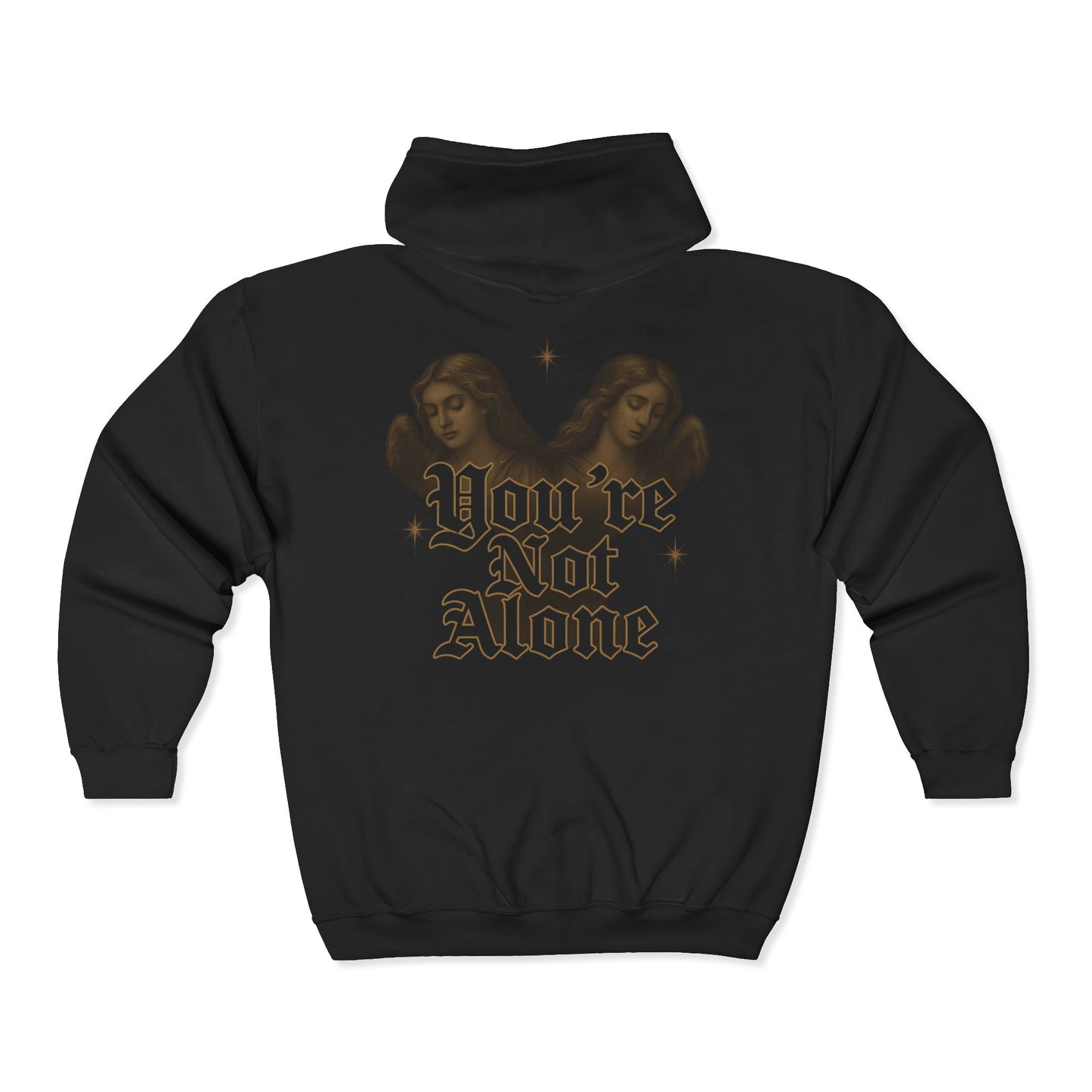 Angels Full Zip Up Hooded Sweatshirt