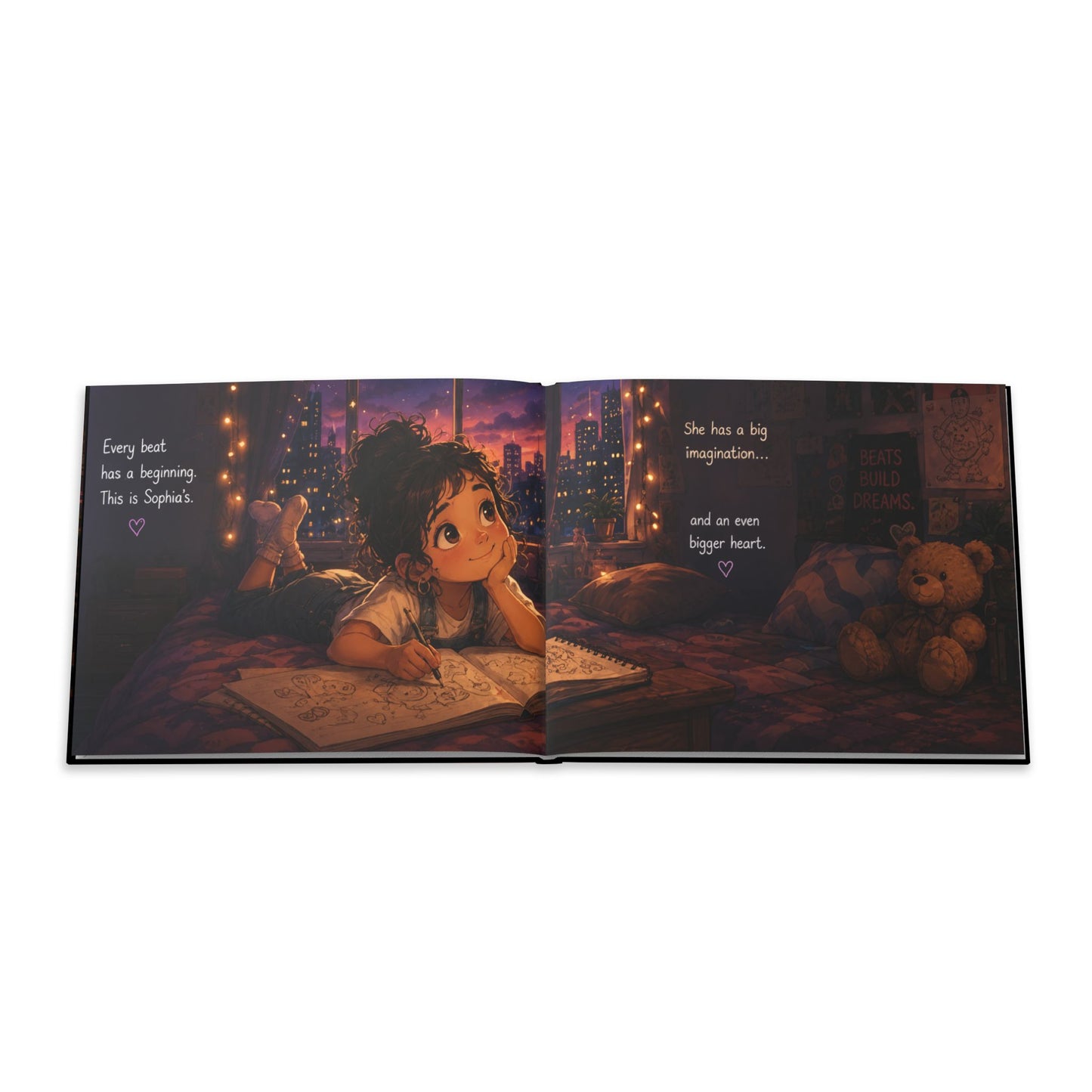 "Sophia the Little Beat Maker" Hardcover Photo Kids Book