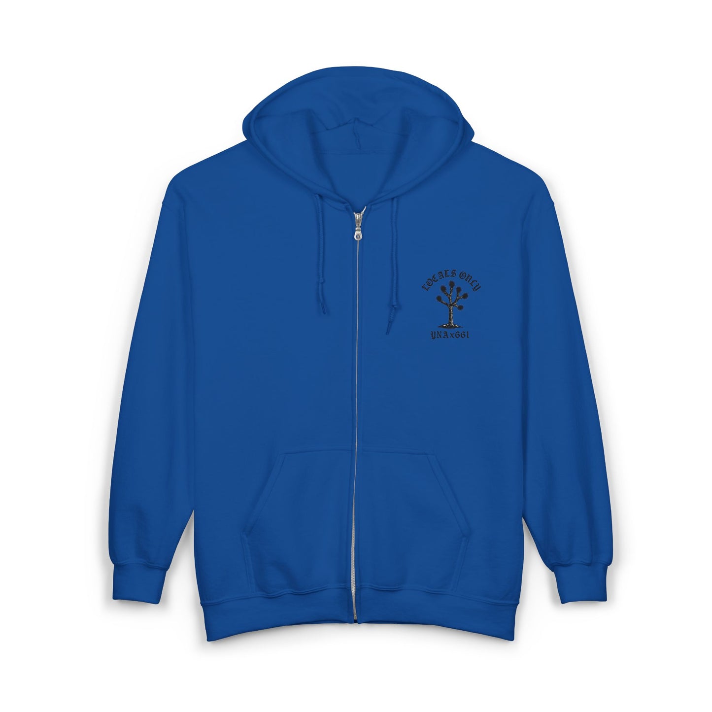 Locals Only Full Zip Up Hooded Sweatshirt
